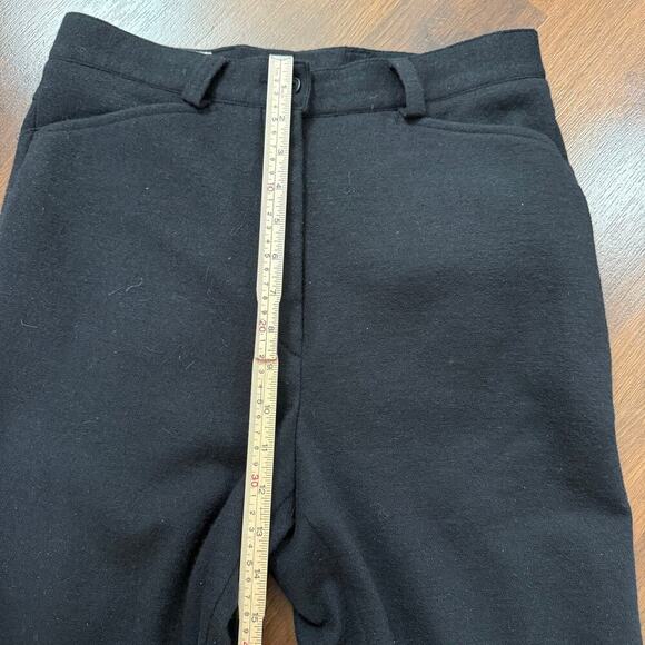 Dries Van Noten High Rise Skinny Wool Blend Dress Pants Black Career Sz40 (US 4) - Picture 3 of 8